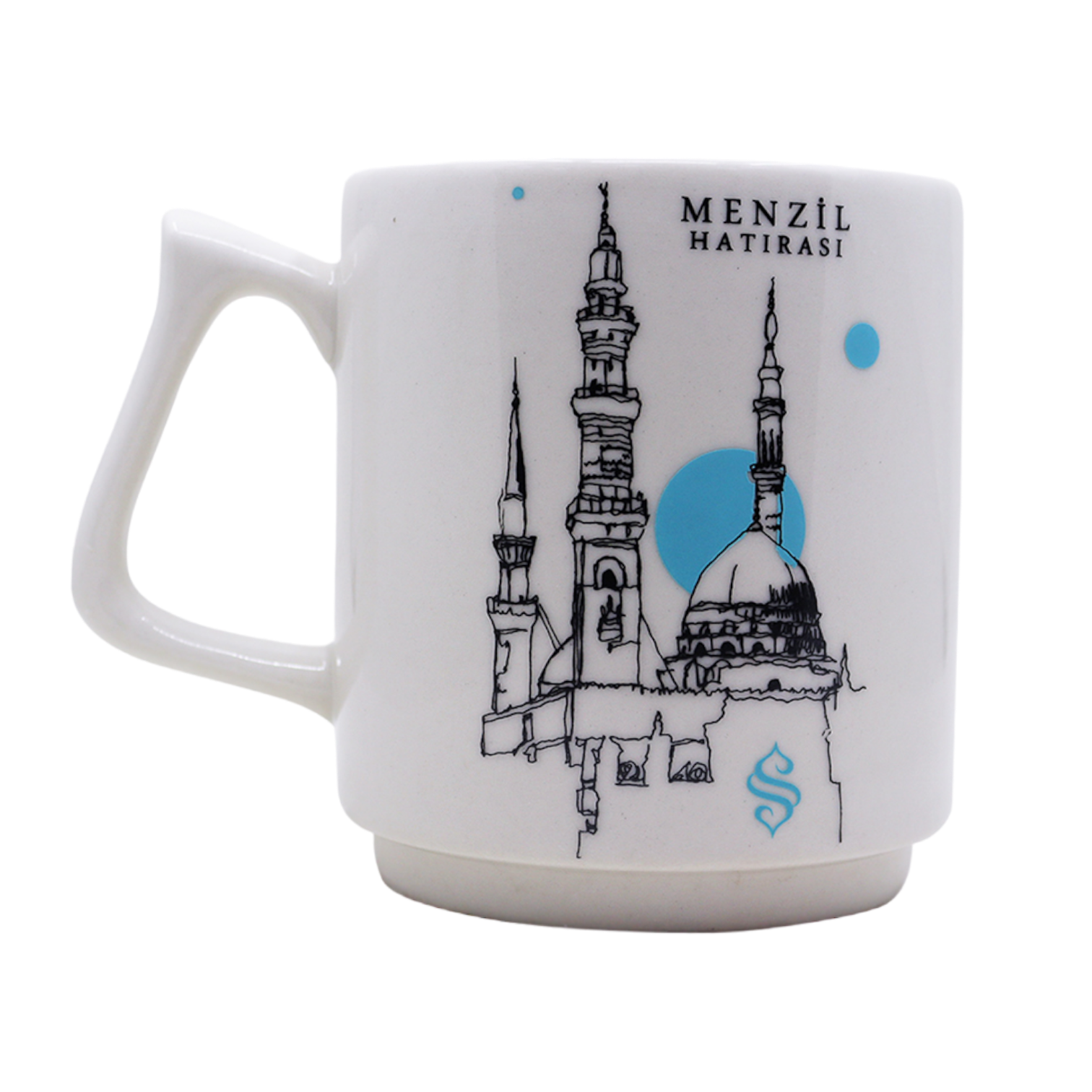 Ravza silüet tasarımlı porselen kupa