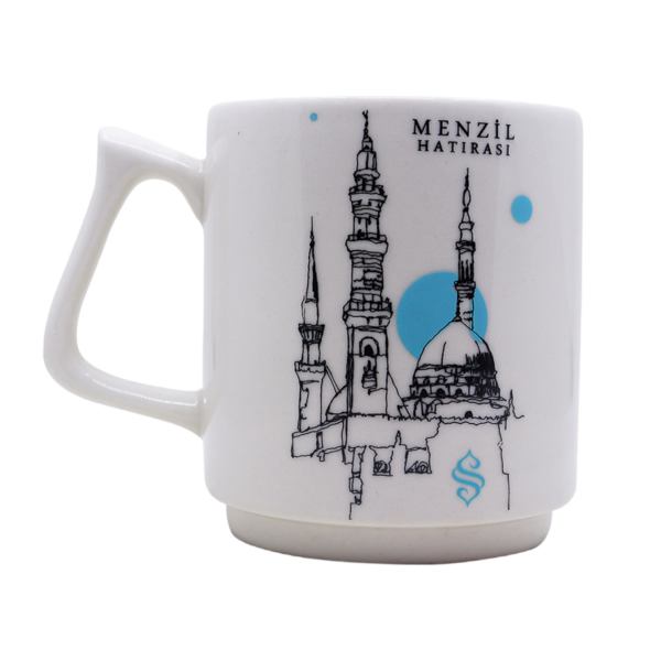 Ravza silüet tasarımlı porselen kupa