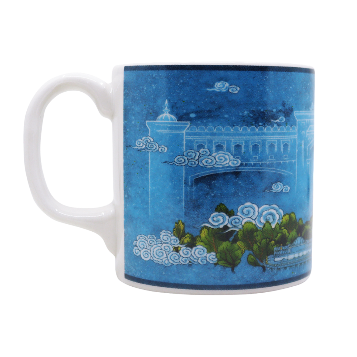 Menzil cami görsel tasarımlı porselen kupa