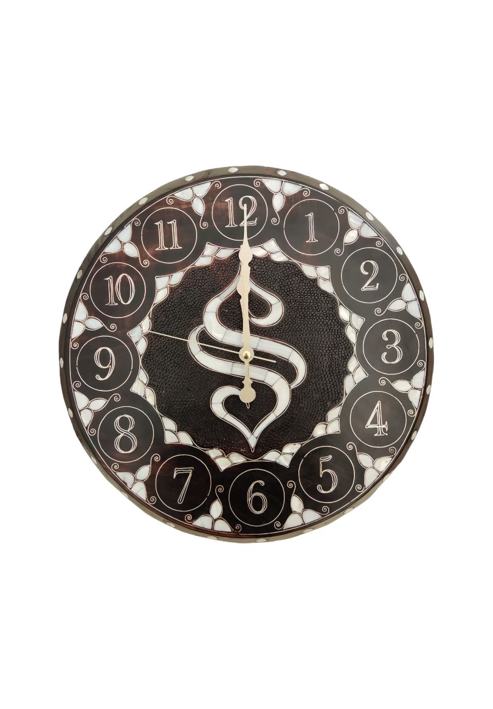 Hediyelik Ahşap Duvar Saati Semerkand Logo İşlemeli